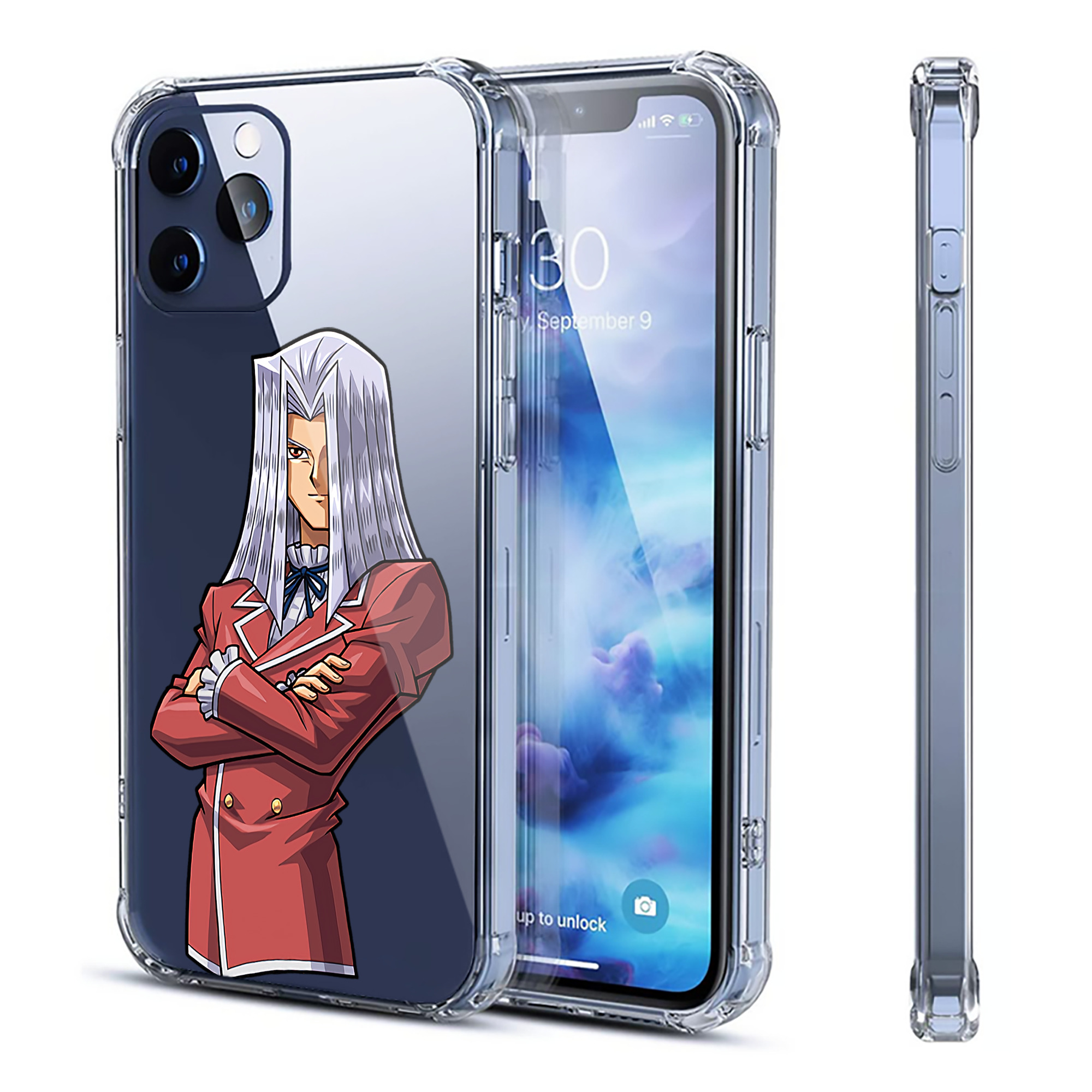 （画像用） 遊☆戯☆王 Yu-Gi-Oh! 【iPhone 12シリーズ対応】透明スマホケース（クリアソフトケース）